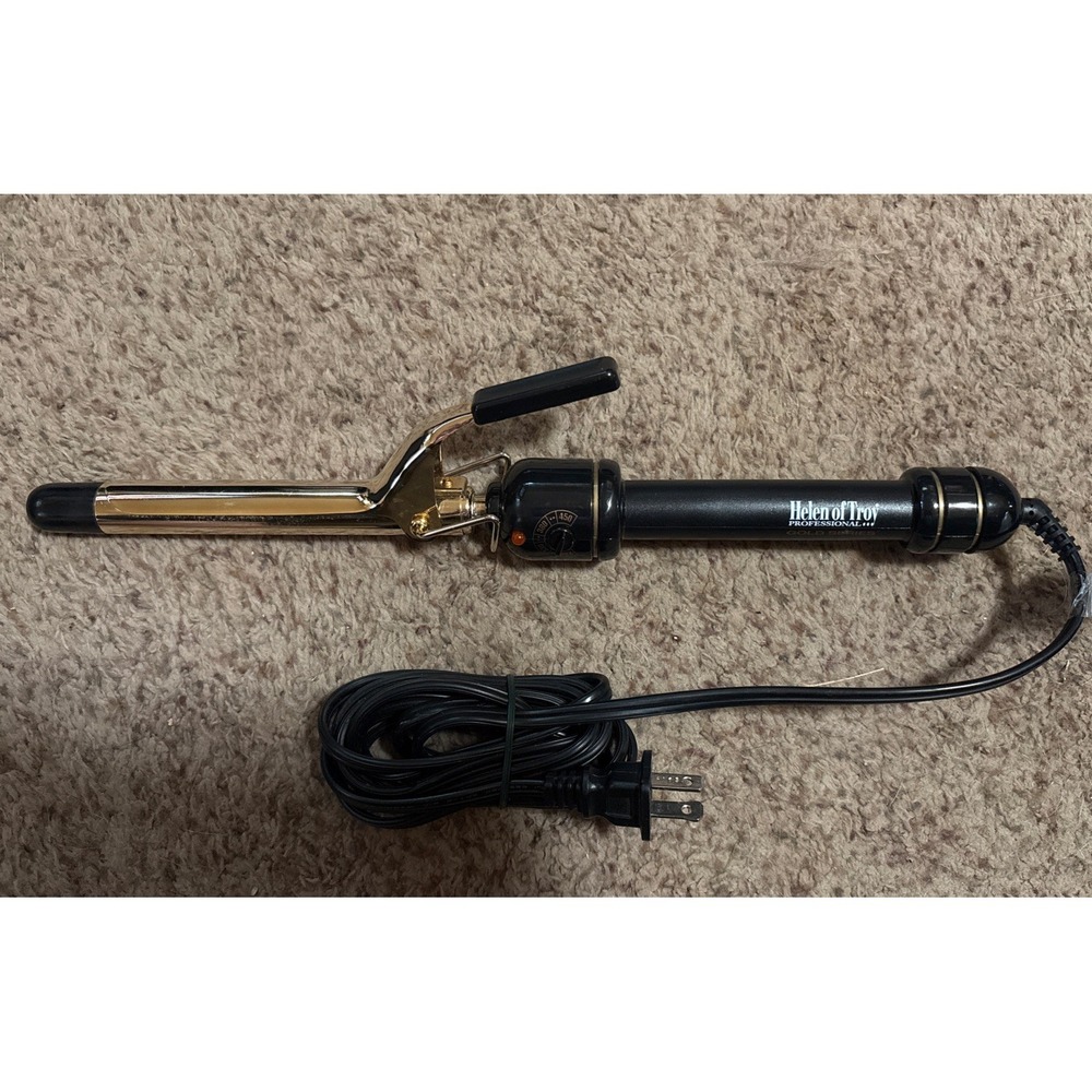 Helen of Troy Professional Salon Gold Series Curling Iron 1/2" Model 1003